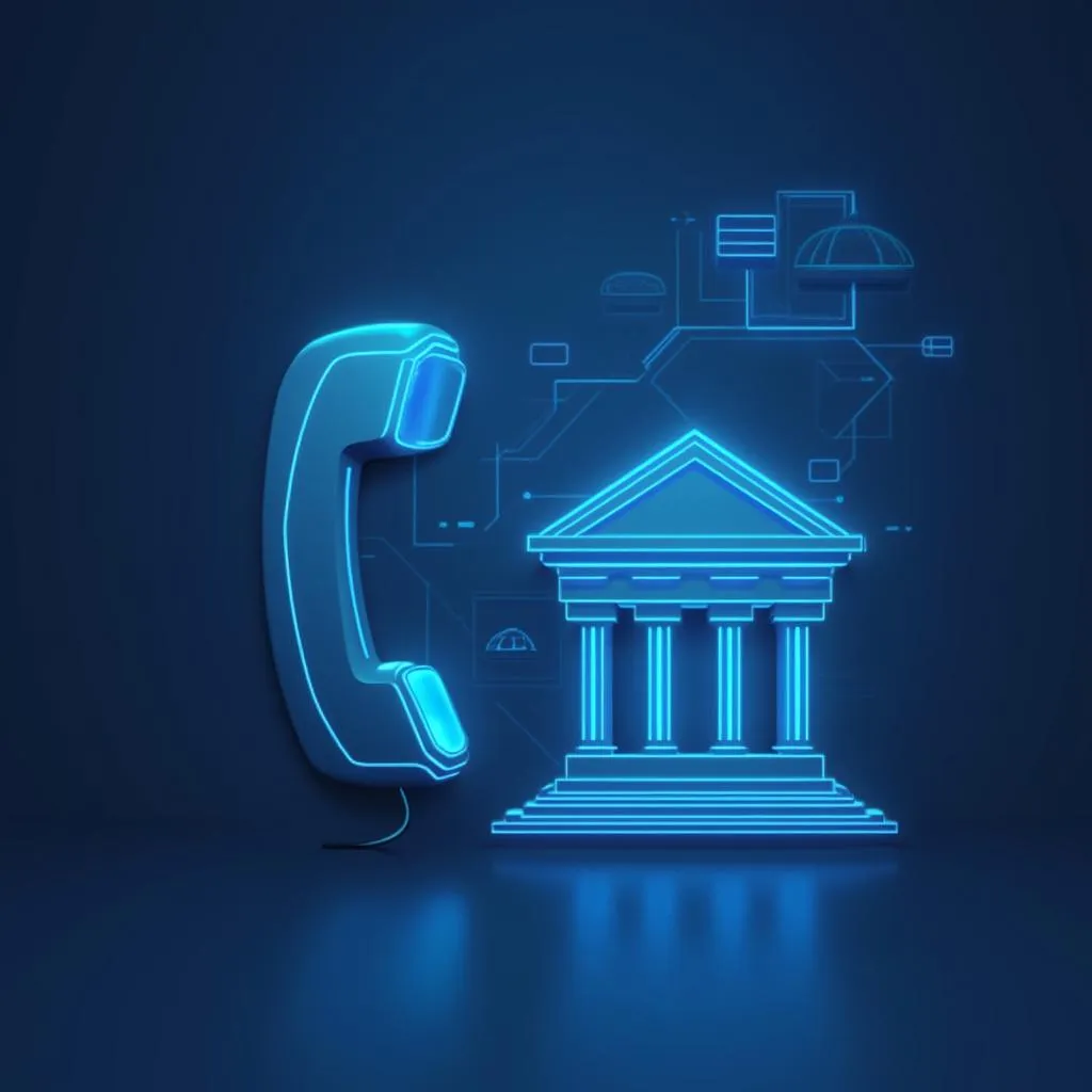 Ícone de contato com banco